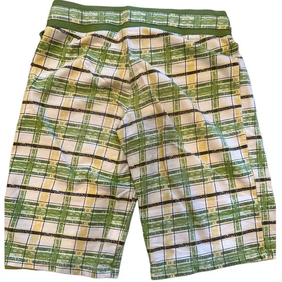 Justice Mint Green Tank Top and Green Checkered Shorts Set Size 12 Kids Like New - Picture 5 of 7
